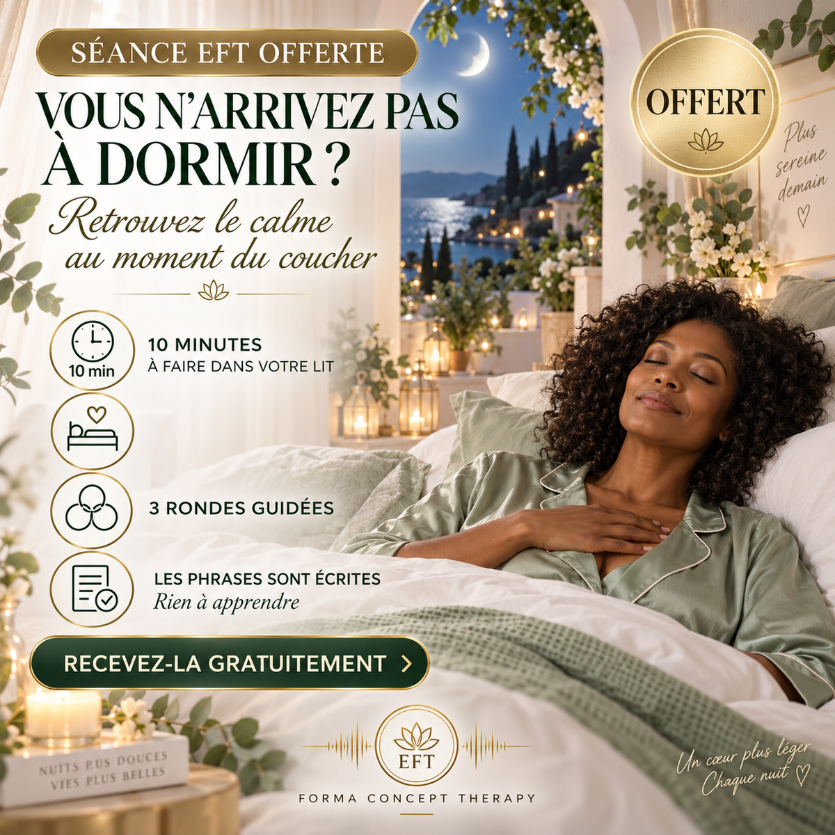 Trois minutes avant de dormir